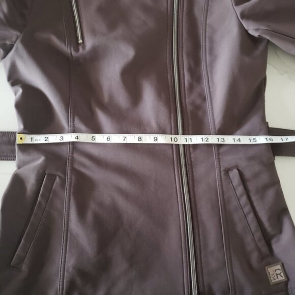 Kenneth  COLE Reaction Brown Jacket Blazer Ladies Women's Small w/hood - Picture 13 of 16